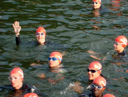 Kurz vor dem Start