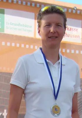 Katrin Burow wird Vizeweltmeisterin im Quadrathlon auf der Sprintdistanz am Bergsee Ratscher 2012