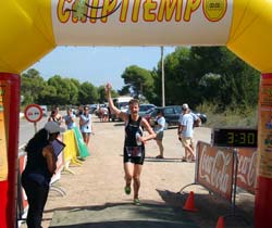 Katrin Burow gewinnt das Quadrathlon-Weltcuprennen auf Ibiza/Spanien 2007