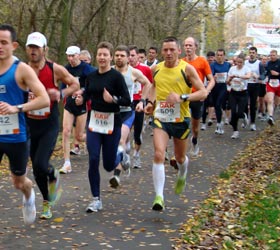 Katrin Burow startete beim 5. Teltowkanal Halbmarathon 2008