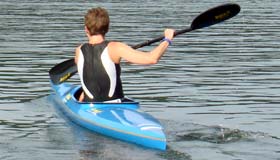 Katrin Burow bei der DM Sprint Quadrathlon am Bergsee Ratscher 2007