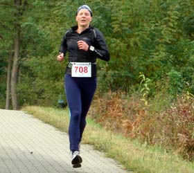 Katrin Burow gewinnt den Schlaubetal-Marathon 2007