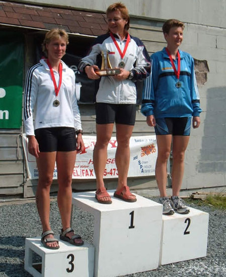 Siegerehrung Gesamtwertung Frauen Weltmeisterschaft Quadrathlon Sprintdistanz