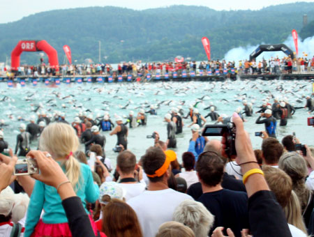 Schwimmstart am Wörthersee