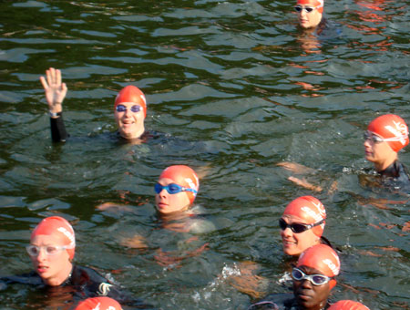 Kurz vor dem Start