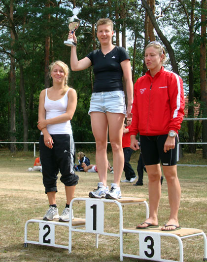 Siegerehrung Gesamtwertung Frauen