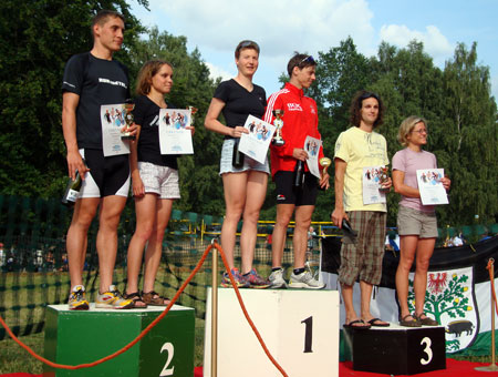 Siegerehrung Berlin-Brandenburger Meisterschaft Triathlon Mitteldistanz