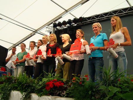 Siegerehrung TOP10 Frauen (Profis)