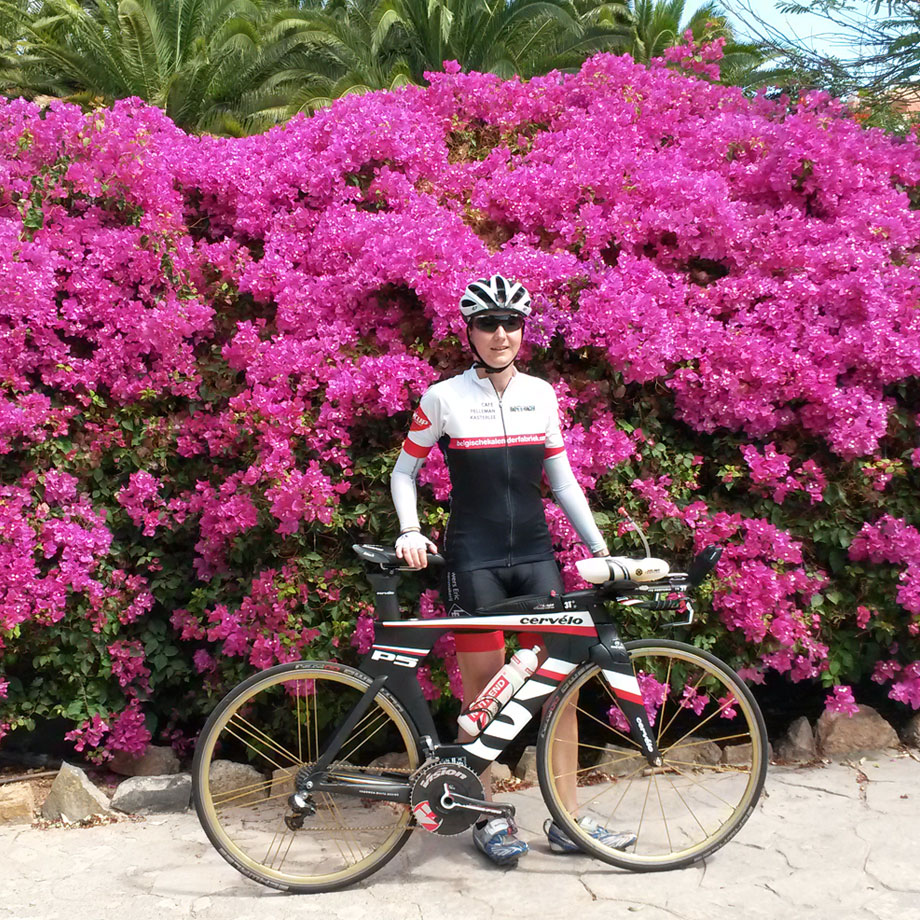 Katrin Burow beim Training auf Fuerteventura 2015