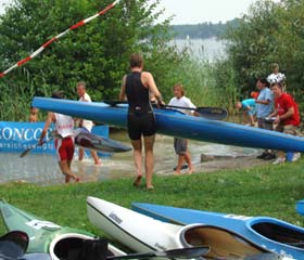 Katrin Burow bei der DM Quadrathlon 2009