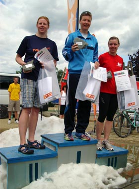 Katrin Burow gewinnt den Koschenberg Triathlon 2009