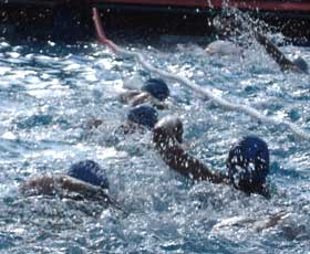 Das Team des TuS Neukölln bei der 1. Bundesliga Triathlon in Witten 2010