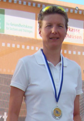 Katrin Burow wird Vizeweltmeisterin im Quadrathlon auf der Sprintdistanz am Bergsee Ratscher 2012