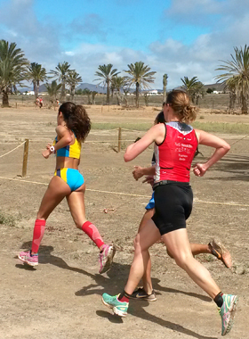 Katrin Burow belegt den 2. Platz beim Crosslauf in Gran Tarajal 2016