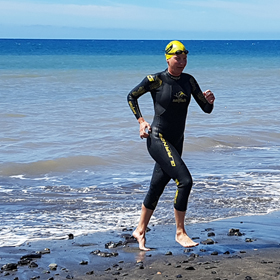 Katrin Burow belegt den 4. Platz beim 3 km Open Water Swimming Tarajalejo am 06.05.2017