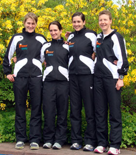 Das Team des TuS Neukölln Berlin vor dem Start in Gladbeck 2010