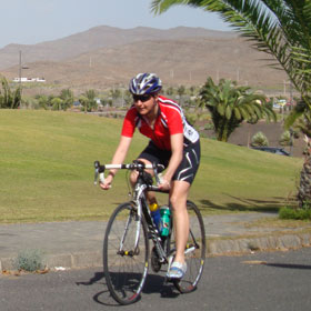 Katrin Burow im Winterflucht Camp in Fuerteventura 2012