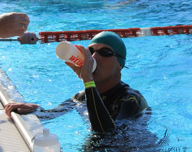 11,4 km Schwimmen bei der Weltmeisterschaft im Triple Ultra Triathlon in Bad Blumau 2017